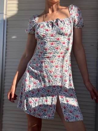 Vestido Verano Floral Milkmaid Tajo S