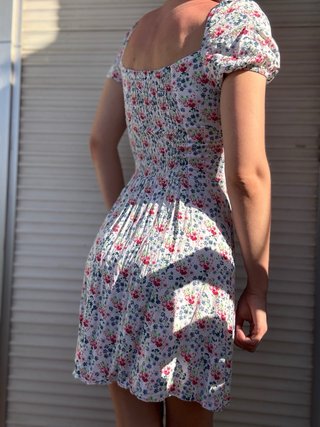 Vestido Verano Floral Milkmaid Tajo S