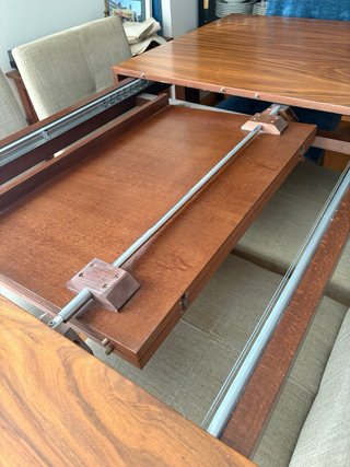 Mesa de comedor extensible madera