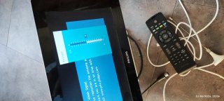 Pantalla Philips con batería y lector de tarjetas
