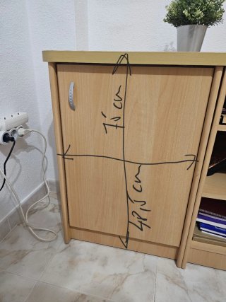 Mueble de oficina/dormitorio madera