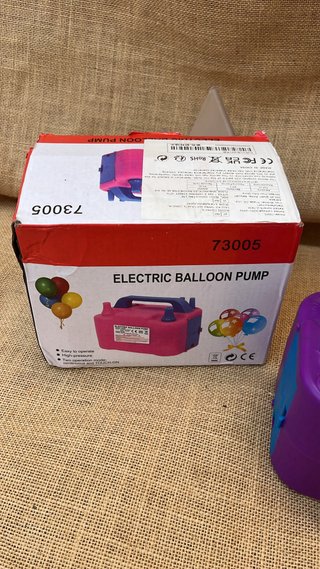 Máquina inflar globos eléctrica