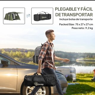 Tienda de campaña inflable 5-10 min