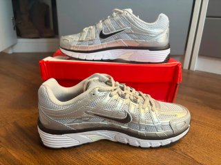 Zapatillas Nike P-6000 Plata/Negro