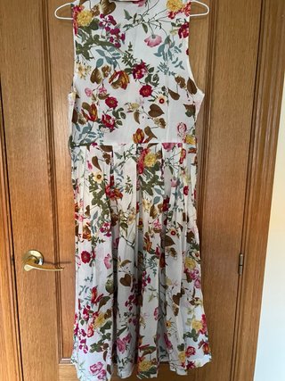 Vestido floral Hope blanco multicolor