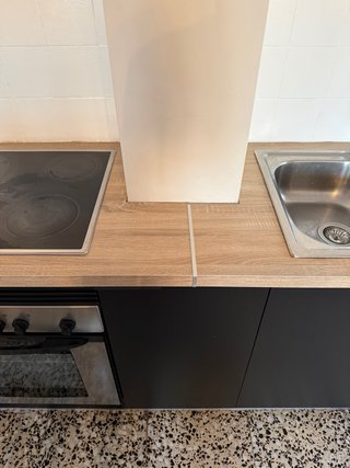 Cocina completa equipada con electrodomésticos