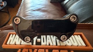Base Torretas Harley Davidson Negra