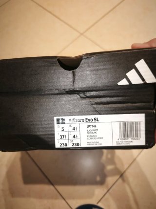 Zapatillas Adidas Adizero Negras Blancas