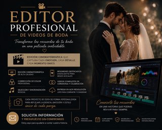 Edicion de bodas, eventos en general