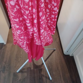 Vestido Halter Satinado Estampado Zara