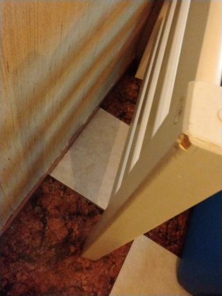 Cabecero de cama de madera blanco