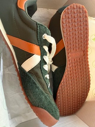 Zapatillas El Ganso Verde y Naranja