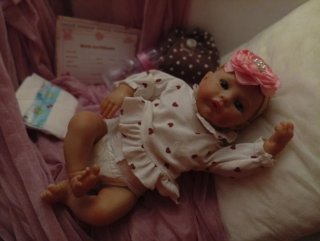Bebé Reborn Vinilo y Tela Ponderada