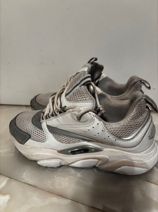 Dior B22 Sneakers Grigio Argento