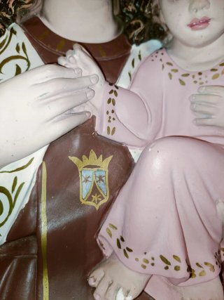 Imagen Virgen del Carmen y Niño Jesús antigua