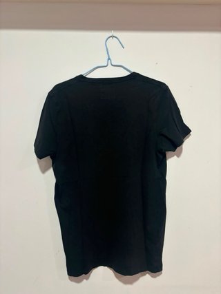 Camiseta Abercrombie & Fitch Negra V-Neck