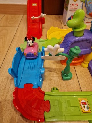 Estación Tren Mickey Tut Tut Bólidos Vtech