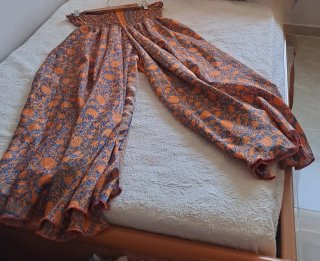 Falda pantalón estampada talla única