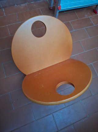 Revistero madera y metal