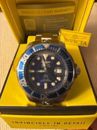 Reloj Invicta Grand Diver Azul - Nuevo Automático