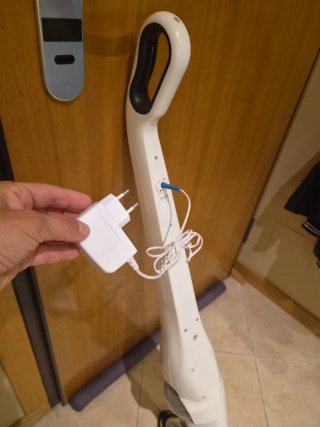 Aspirador Escoba Rowenta sin bolsa y sin cables.