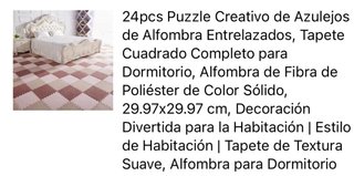 Alfombras puzzle esponjosas