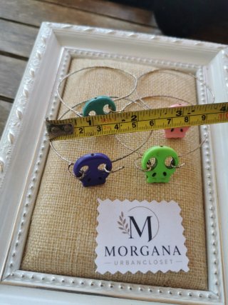 Pulsera Rígida Calavera Colores