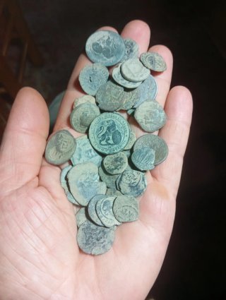 Lote monedas antiguas