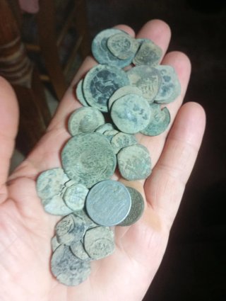 Lote monedas antiguas
