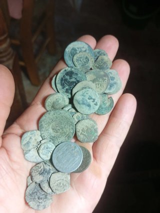 Lote monedas antiguas