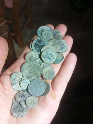 Lote monedas antiguas