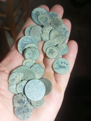 Lote monedas antiguas