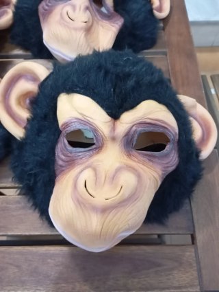 Disfraz 4 Máscara Mono Adulto