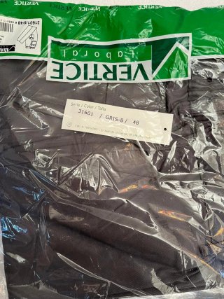 Pantalón de trabajo Vertice Gris Talla 48