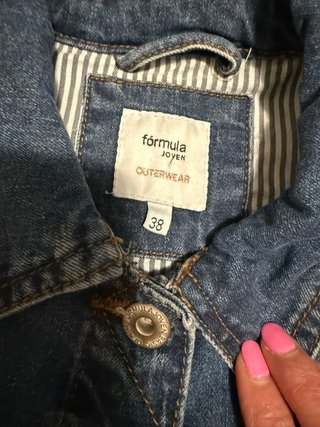 Cazadora vaquera Formula Joven Talla 38