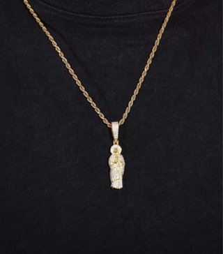 Colgante San Judas Tadeo Chapado Oro 18k