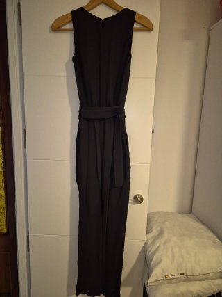 Mono Massimo Dutti negro lino