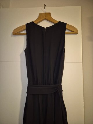Mono Massimo Dutti negro lino