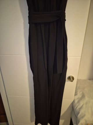 Mono Massimo Dutti negro lino
