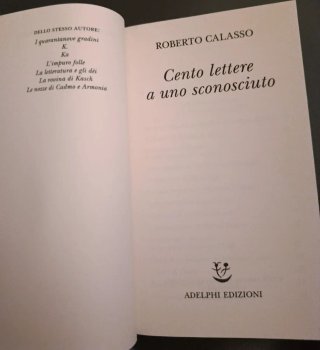 Cento Lettere a UNO Sconosciuto