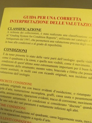 Rolex aggiornamento 2007 valutazioni