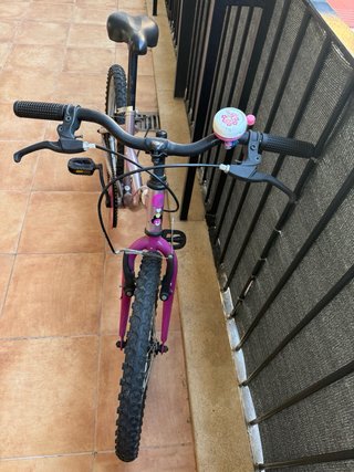 Bicicleta niña rosa