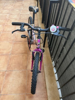 Bicicleta niña rosa