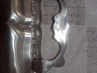 Set Acciaio 6 Tazzine Caffè con Vassoio