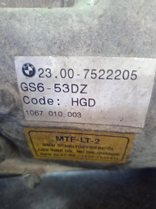 Caja de cambios 6v BMW M57