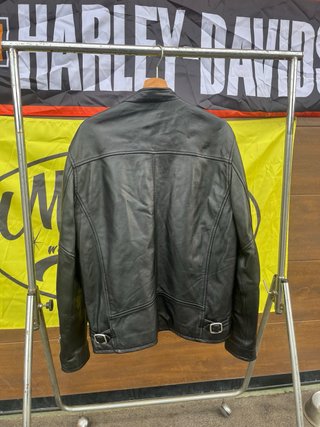 Chaqueta de piel Schott Negra