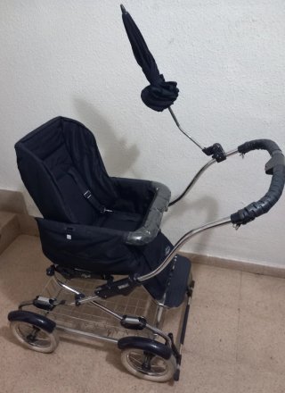 Cochecito Bebecar Classic + Silla paraguas