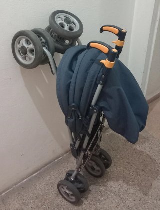 Cochecito Bebecar Classic + Silla paraguas