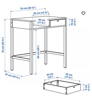 Tocador NORDKISA IKEA Bambú