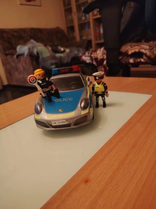 Coche Policía Porsche Playmobil